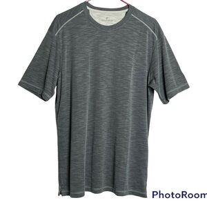 Woolrich Heather Gray Textured T-shirt Large